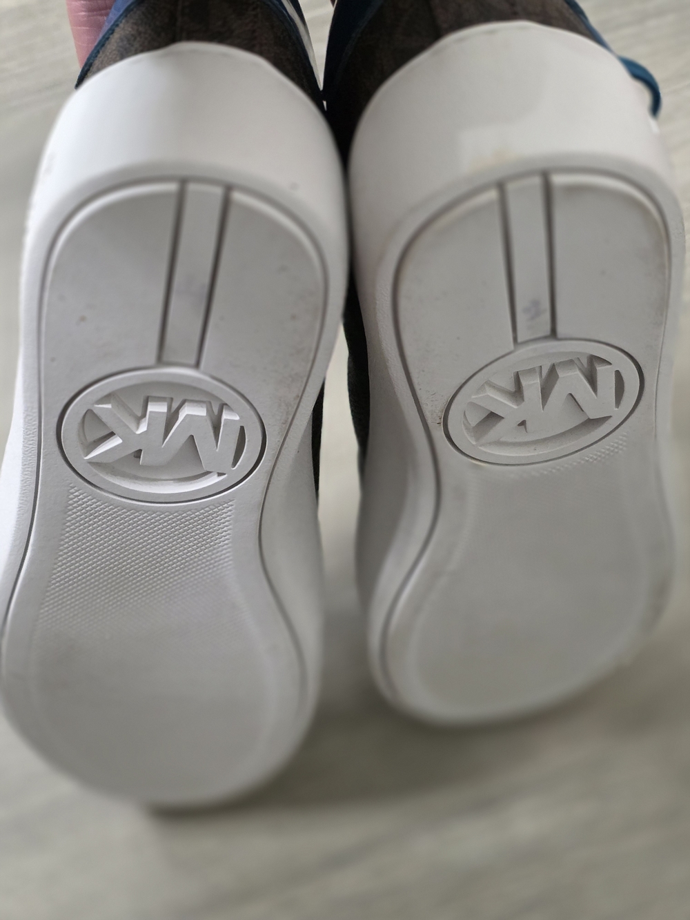 Michael Kors Men’s Brown Logo Sneaker with Blue Accents - Picture 7 of 9